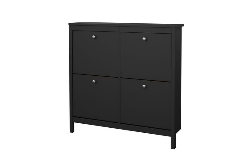 Vallvidera Skoskab 102,6 cm - Sort - Opbevaring - Skoopbevaring - Skoskab