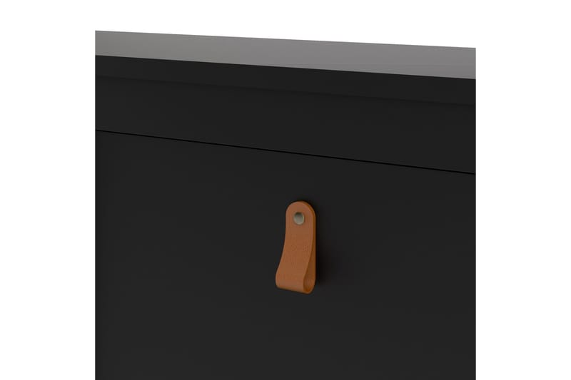 Vallvidera Skoskab 25x102 cm - Sort/Natur - Opbevaring - Skoopbevaring - Skoskab