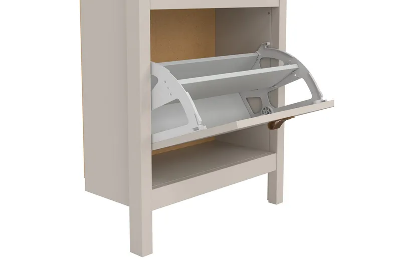 Vallvidera Skoskab 54 cm - Beige - Opbevaring - Skoopbevaring - Skoskab