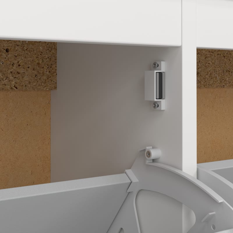 Vallvidera Skoskab med 4 rum 103x25x103 cm - Opbevaring - Skoopbevaring - Skoskab