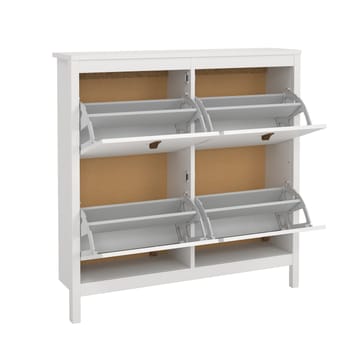 Vallvidera Skoskab med 4 rum 103x25x103 cm - Opbevaring - Skoopbevaring