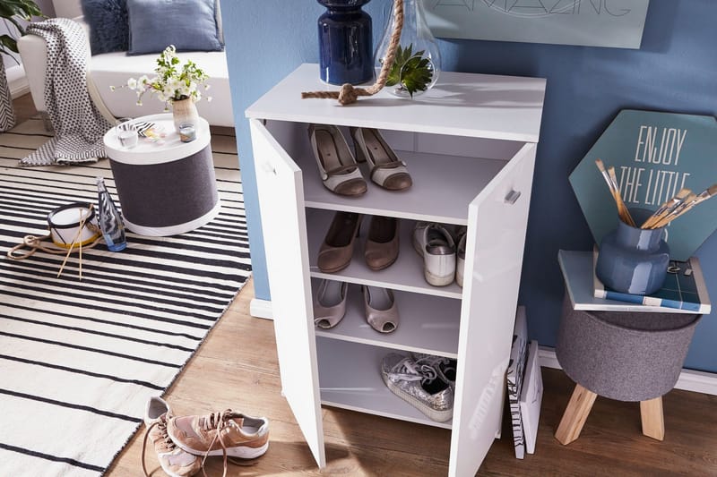 Vassell skoskab - Hvid - Opbevaring - Skoopbevaring - Skoskab