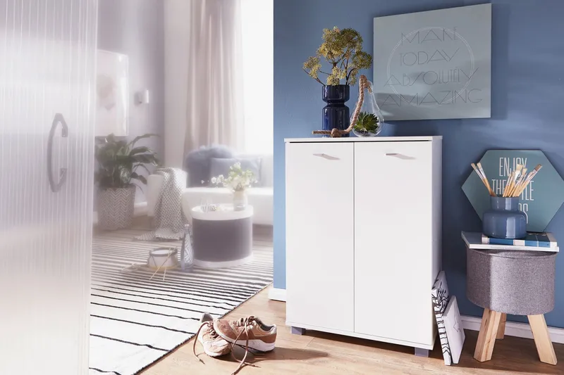 Vassell skoskab - Hvid - Opbevaring - Skoopbevaring - Skoskab