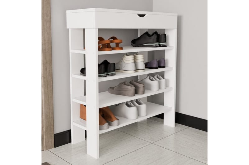 Viraa Skoskab 80 cm - Hvid - Opbevaring - Skoopbevaring - Skoskab