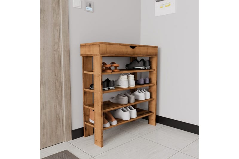 Viraa Skoskab 80 cm - Nature - Opbevaring - Skoopbevaring - Skoskab