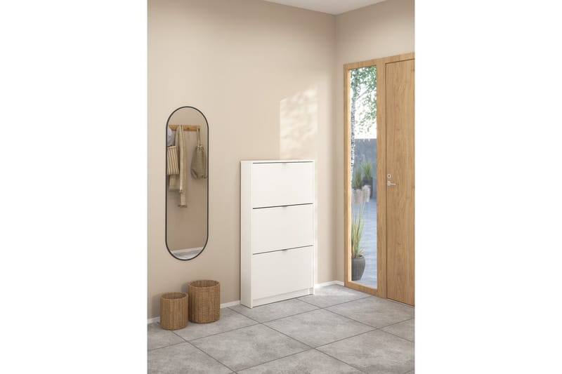 Yumi Skoskab 70 cm - Hvid - Opbevaring - Skoopbevaring - Skoskab