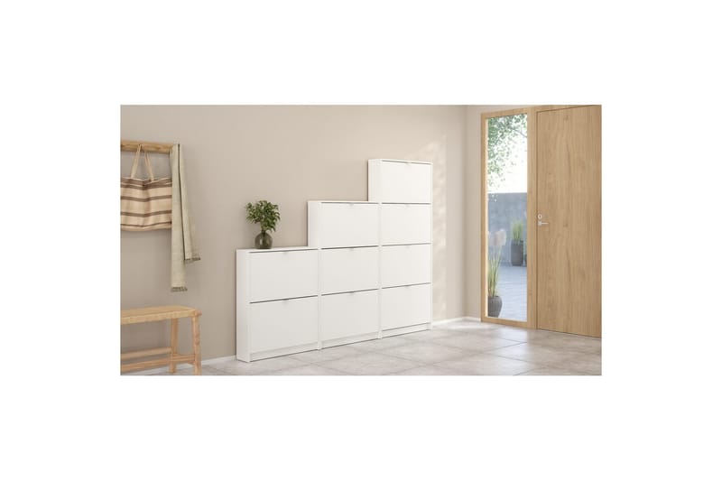 Yumi Skoskab 70 cm - Hvid - Opbevaring - Skoopbevaring - Skoskab