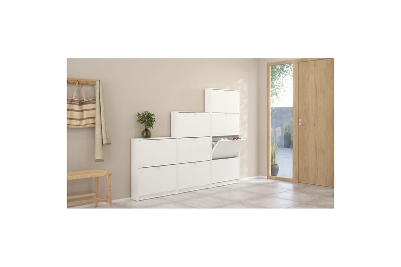 Yumi Skoskab 70 cm - Hvid - Opbevaring - Skoopbevaring - Skoskab