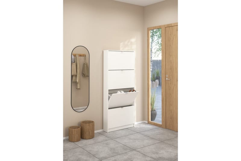 Yumi Skoskab 70 cm - Hvid - Opbevaring - Skoopbevaring - Skoskab