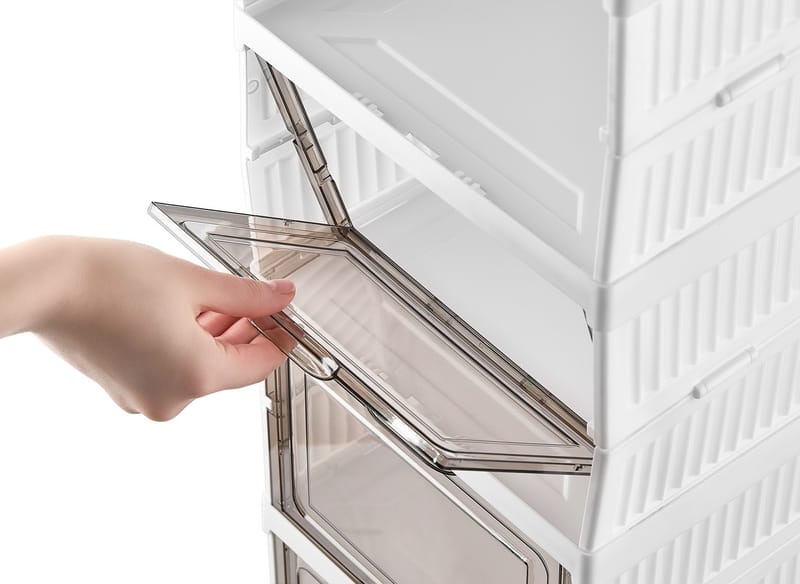 Skoskab Hanah Home Lavine 105 (25,5 x 105 x 34,5 cm) Hvid - Opbevaring - Entréopbevaring