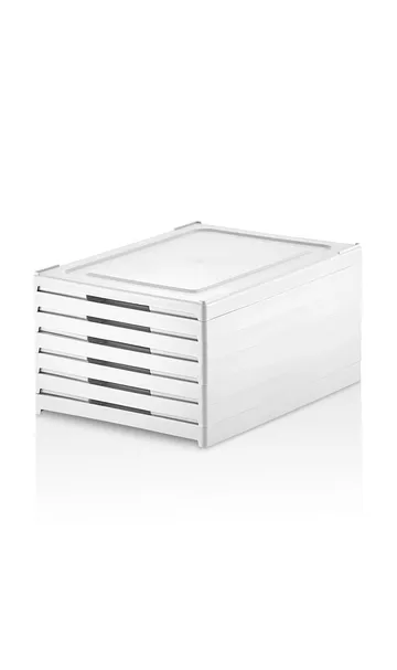 Skoskab Hanah Home Lavine 105 (25,5 x 105 x 34,5 cm) Hvid - Opbevaring - Entréopbevaring