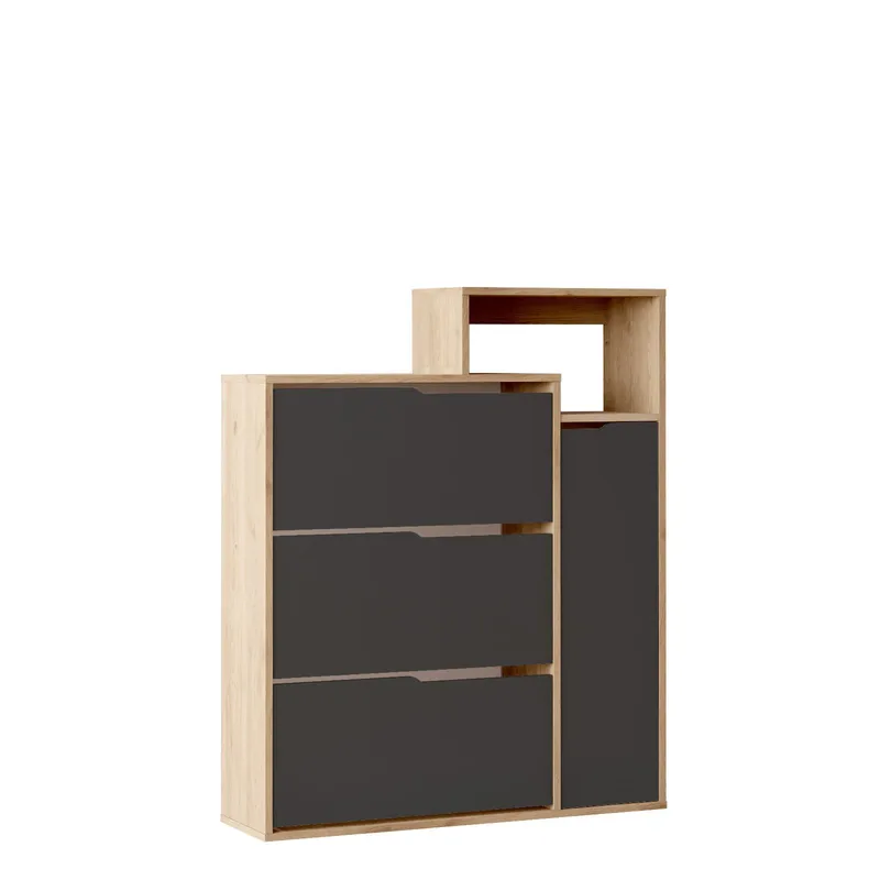 Skoskab Homitis Icono (108 x 130,6 x 30 cm) Eg antracit, Eg og antracit