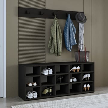 Skoskab Homitis Talu (120 x 51,6 x 29,6 cm) Antracit - Antracit - Opbevaring - Entréopbevaring