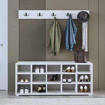 Skoskab Homitis Talu (120 x 51,6 x 29,6 cm) Hvid - Opbevaring - Entréopbevaring