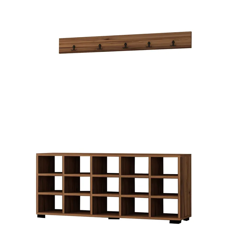 Skoskab Homitis Talu (120 x 51,6 x 29,6 cm) Valnød, undefined