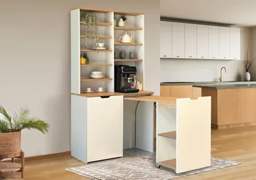 Sofabord Homitis Flexa (100 x 190 x 45 cm) eg creme - Hus & renovering - Køkken & bad - Køkken & bryggers - Køkkenmøbler