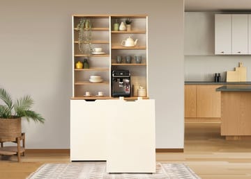 Sofabord Homitis Flexa (100 x 190 x 45 cm) eg creme - Hus & renovering - Køkken & bad - Køkken & bryggers - Køkkenmøbler