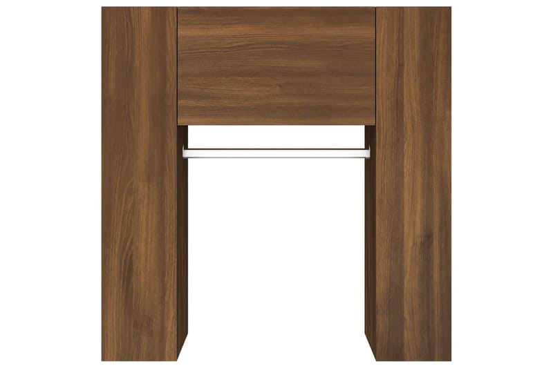 beBasic entrÃ©møbler 2 stk. konstrueret træ brun egetræsfarve - Brun - Knagerækker