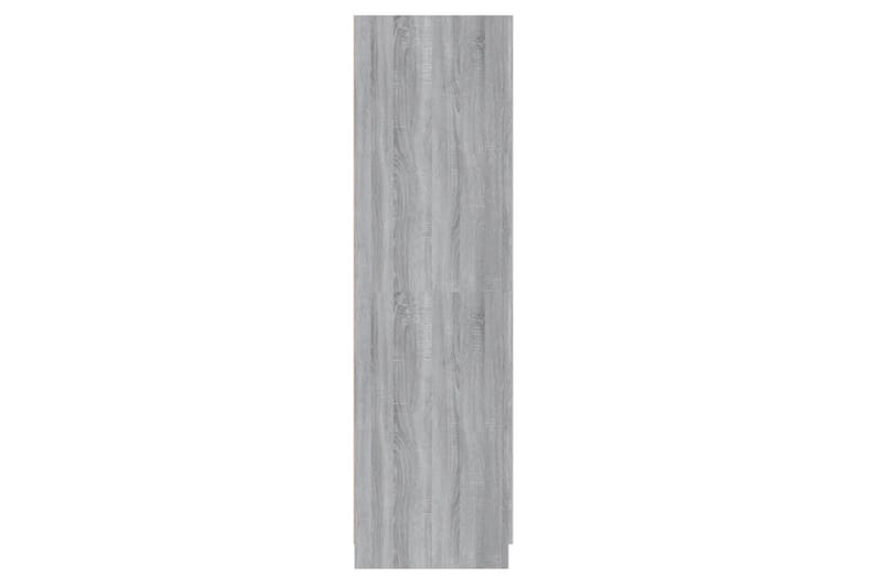 beBasic garderobeskab 80x52x180 cm konstrueret træ grå sonoma-eg - GrÃ¥ - Knagerækker