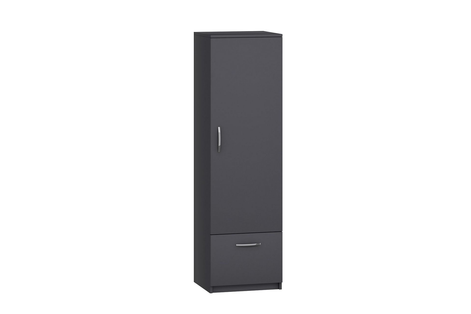 Kleoo Garderobeskap 50x187 cm Antrasitt - Hanah Home - Opbevaring - Tøjopbevaring - Garderobeskabe