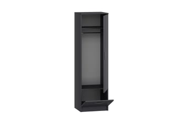 Kleoo Garderobeskap 50x187 cm Antrasitt - Hanah Home - Opbevaring - Tøjopbevaring - Garderobeskabe