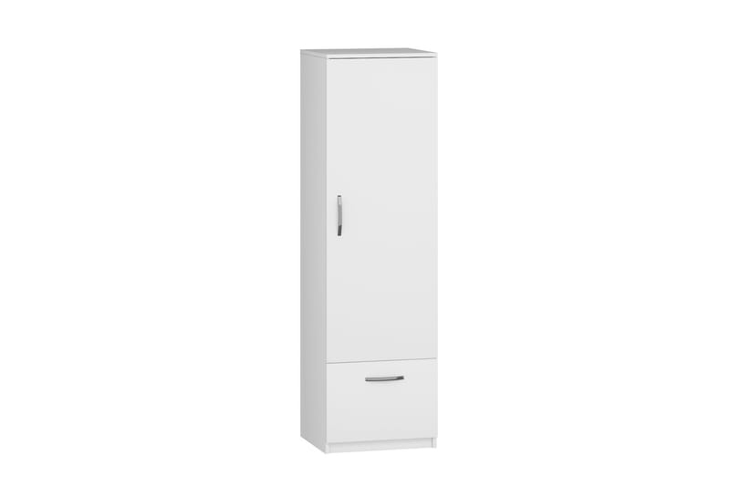 Kleoo Garderobeskap 50x187 cm Hvit - Hanah Home - Opbevaring - Tøjopbevaring - Garderobeskabe