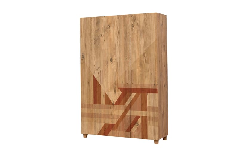 Leva Garderobe 120x189 cm Brun, Hanah Home