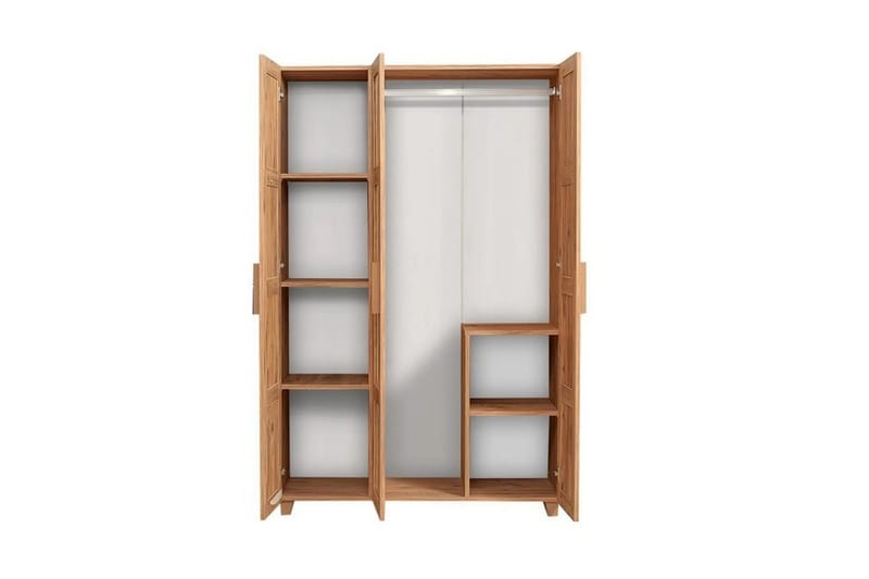 Leva Garderobe 120x189 cm Brun - Hanah Home - Opbevaring - Tøjopbevaring - Garderobeskabe
