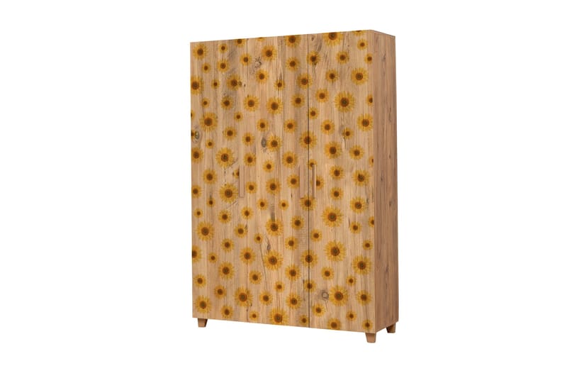 Leva Garderobe 120x189 cm Brun - Hanah Home - Opbevaring - Tøjopbevaring - Garderobeskabe