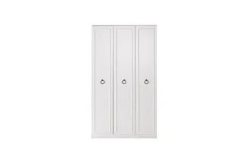 Ajra Garderobeskab 103x185 cm Hvid - Hanah Home - Opbevaring - Tøjopbevaring - Garderobeskabe