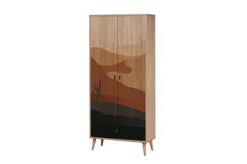 Bertoaria Garderobe 80x190 cm Brun