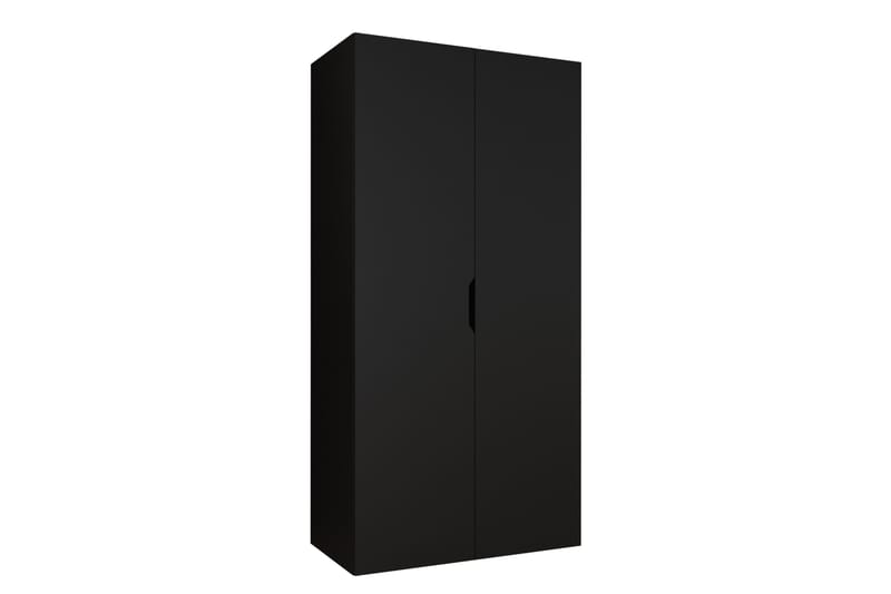 Abano Garderobe 52x202 cm - Brun/Hvid/Lysgrå/Sort - Opbevaring - Tøjopbevaring - Garderobeskabe