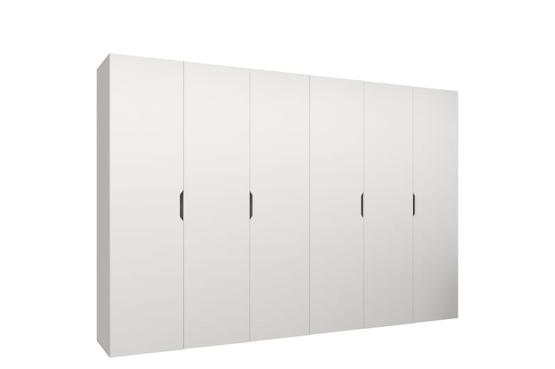 Abano Garderobe 52x202 cm - Hvid - Opbevaring - Tøjopbevaring - Garderobeskabe