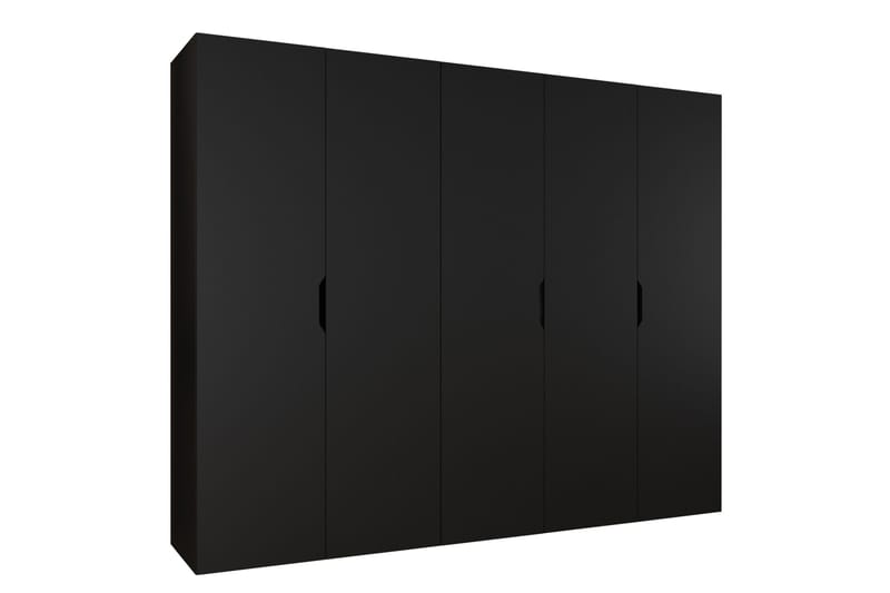 Abano Garderobe 52x202 cm - Sort - Opbevaring - Tøjopbevaring - Garderobeskabe