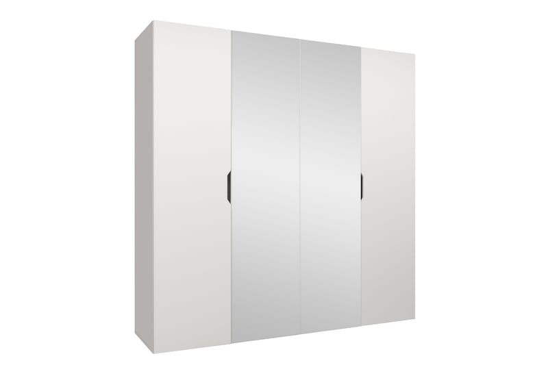 Abano Garderobe Med Spejl 52x202 cm - Grøn - Opbevaring - Tøjopbevaring - Garderobeskabe