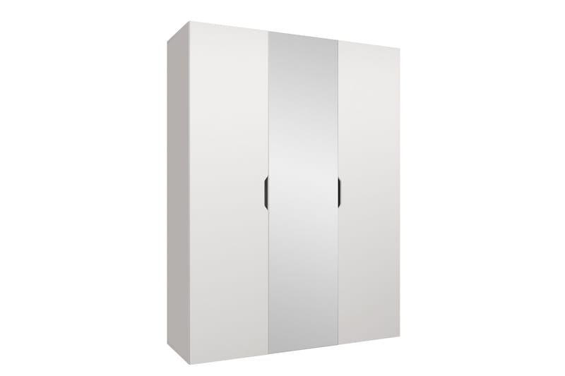 Abano Garderobe Med Spejl 52x202 cm, Hvid