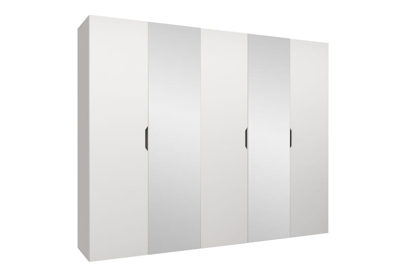 Abano Garderobe Med Spejl 52x202 cm - Opbevaring - Tøjopbevaring - Garderobeskabe