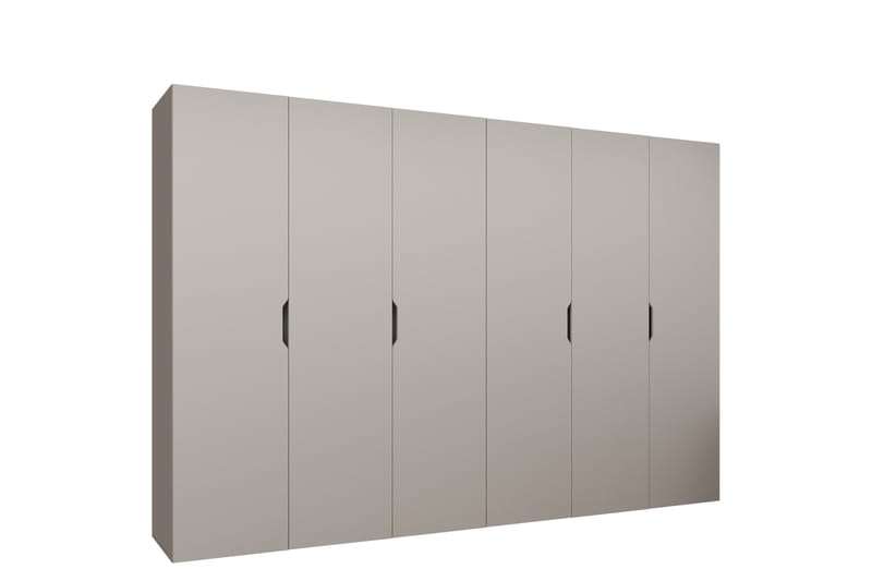 Abano Klædeskab 52x202 cm i Lyst Træ, Beige