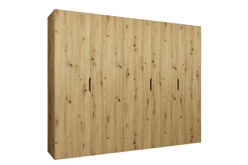 Abano Klædeskab 52x202 cm i Mørkt Træ, Brun