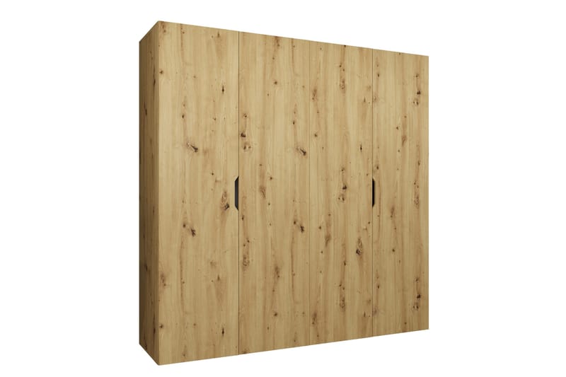 Abano Klædeskab 52x202 cm i Mørkt Træ, Brun