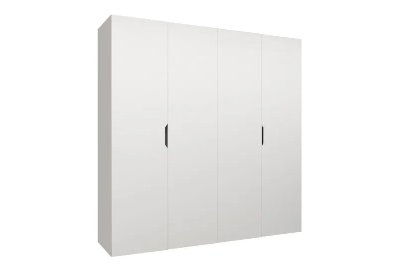 Abano Klædeskab 52x202 cm i Malet Træ, Hvid