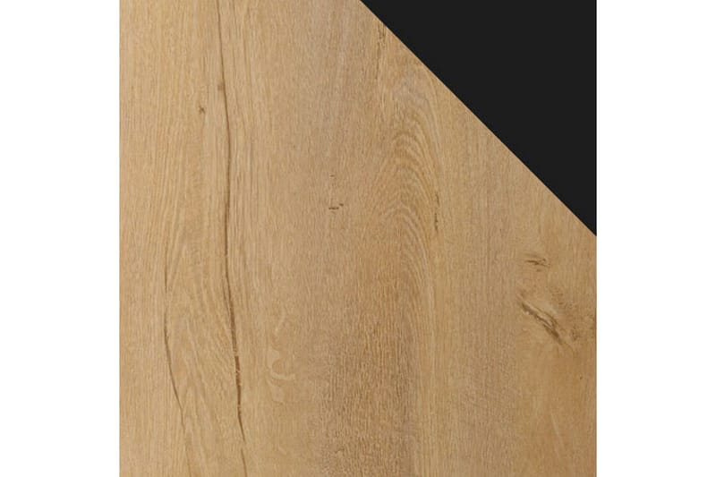 Abricot Garderobe med Spejl 180x216x65 cm - Sort - Opbevaring - Tøjopbevaring - Garderobeskabe