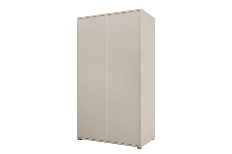 Agawal Garderobeskab 100x178 cm - Beige - Opbevaring - Tøjopbevaring - Garderobeskabe