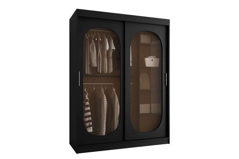 Allegra Garderobe 150x200 cm - Grå/Grøn - Opbevaring - Tøjopbevaring - Garderobeskabe