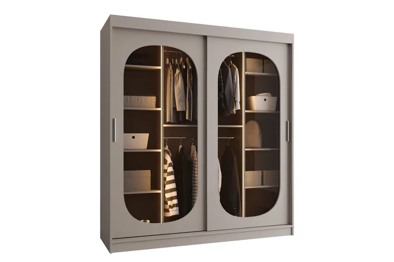 Allegra Garderobe 180x200 cm, Beige