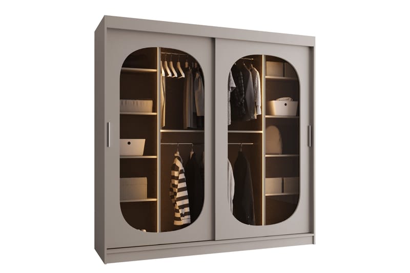 Allegra Garderobe 200x200 cm, Beige