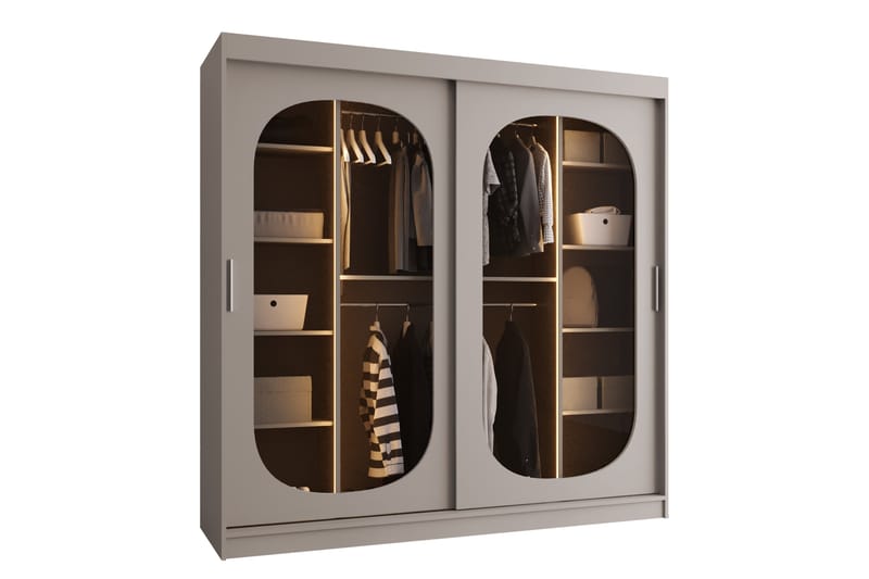 Allegra Garderobe 200x200 cm - Opbevaring - Tøjopbevaring - Garderobeskabe
