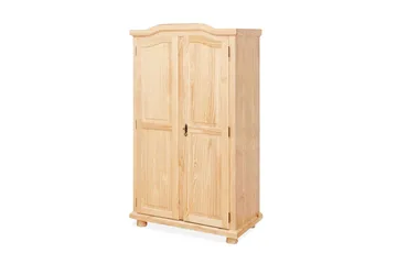 Amalia Garderobe 104 cm - Fyrretræ - Opbevaring - Tøjopbevaring - Garderobeskabe