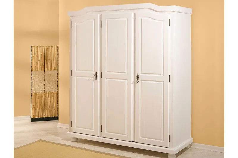 Amalia Garderobe 150 cm - Hvid - Opbevaring - Tøjopbevaring - Garderobeskabe