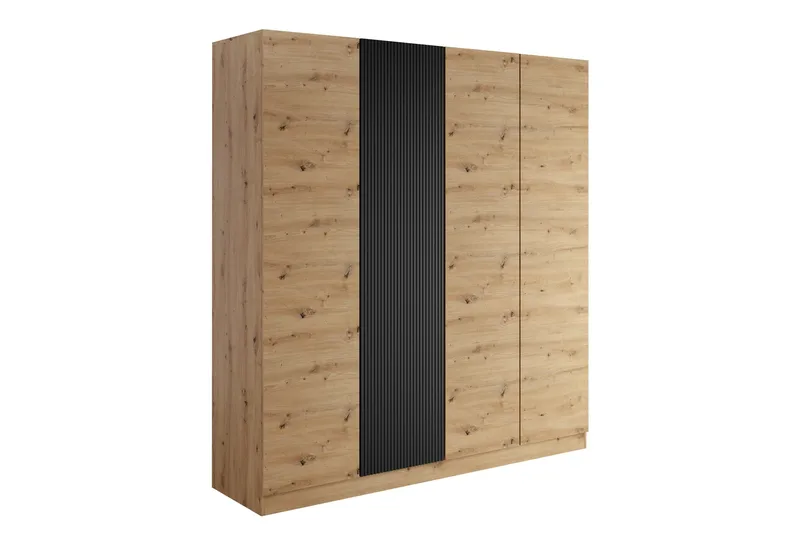 Amelus Garderobeskab 205x220 cm, Brun